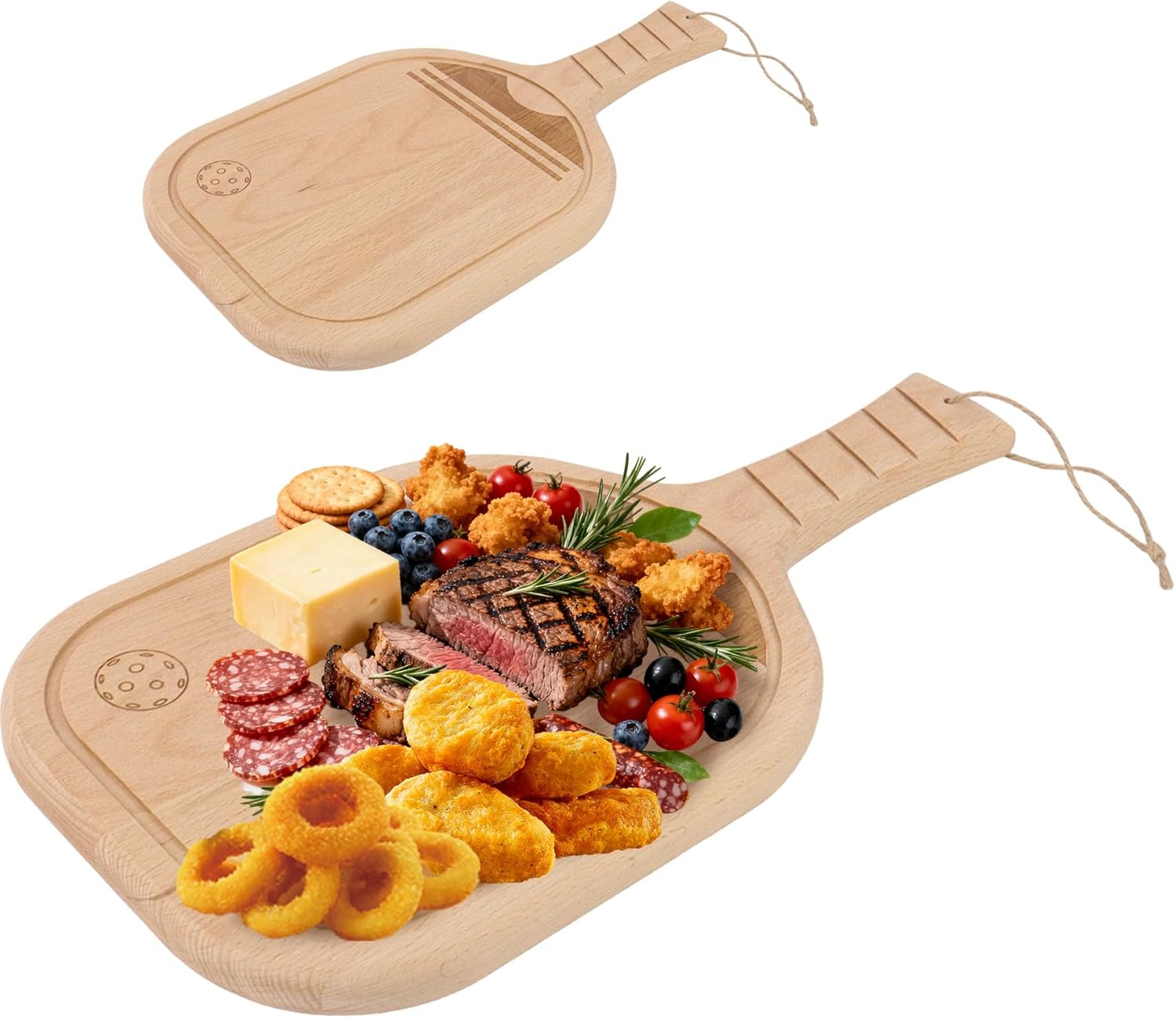 Pickleball Paddle Charcuterie Board