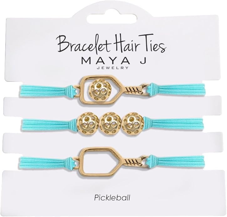 Pickleball Bracelet Hair Ties