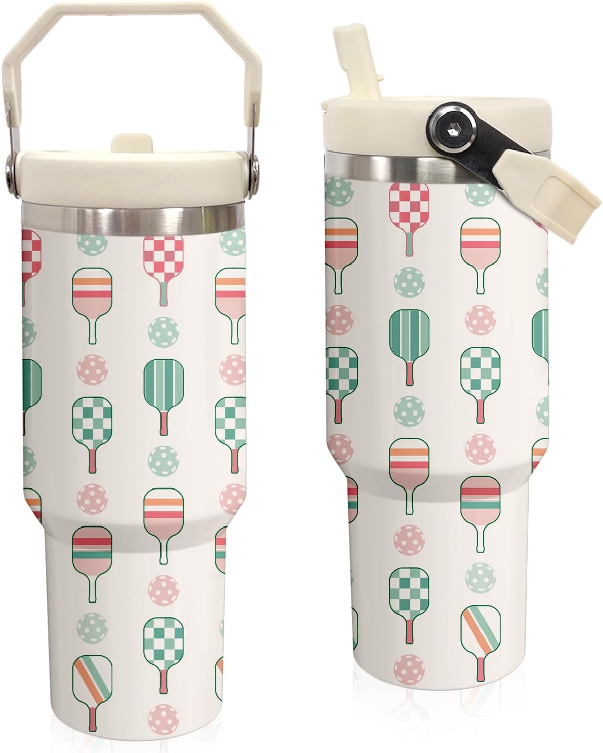 Pickleball Tumbler with Handle