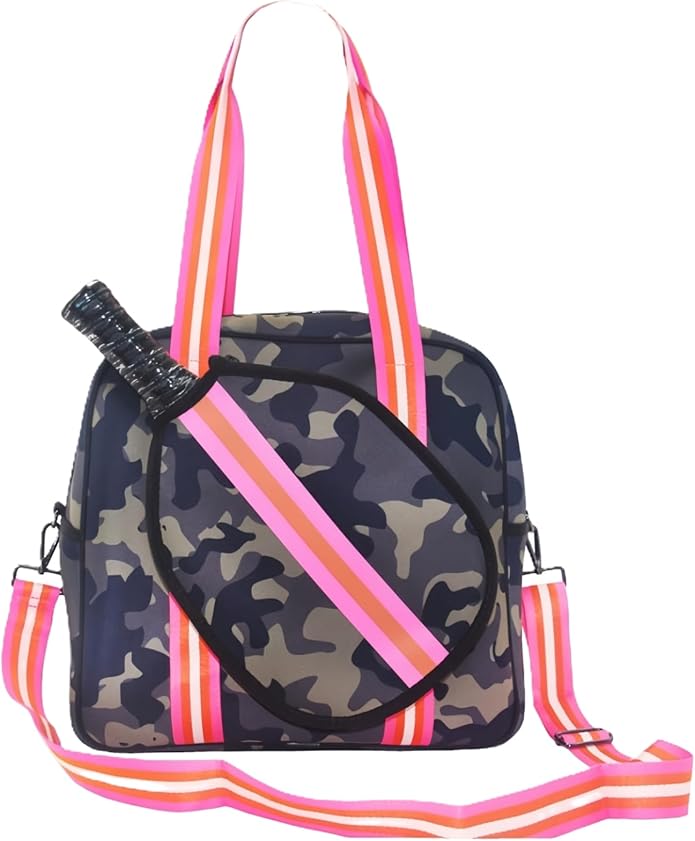 Camo Pickleball Tote Bag